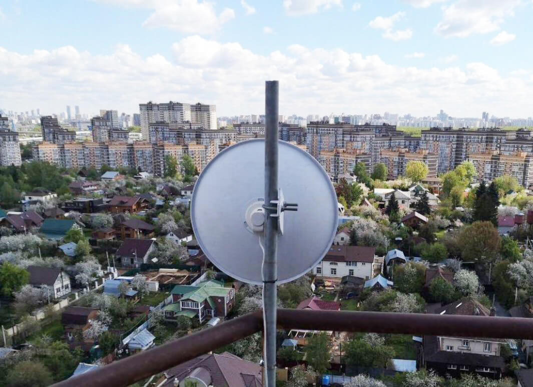 Установка спутникового Интернета Триколор в Ликино-Дулево: фото №1